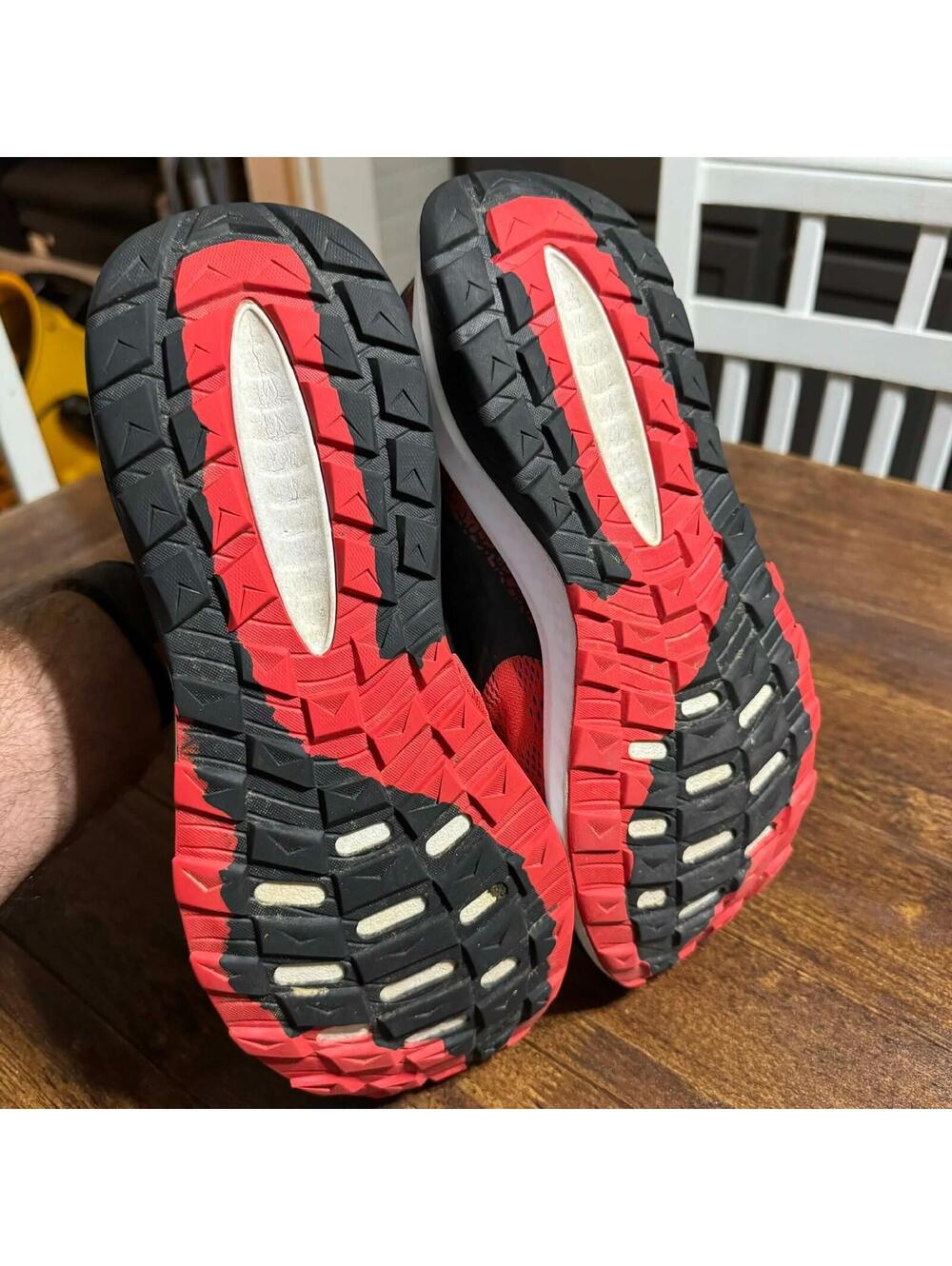 NEW BALANCE MEN'S DYNASOFT NITREL V5 TRAIL RUNNING SHOE RED BLACK SIZE 11 *READ - Picture 7 of 14